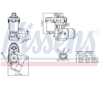 Nissens 98347 Valvola EGR per Ford Mondeo III Familiare