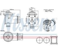 NISSENS 98352 Valvola EGR