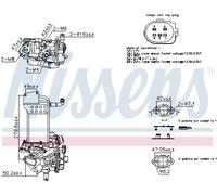 Nissens Modulo EGR 98358 elettrico per VW Amarok