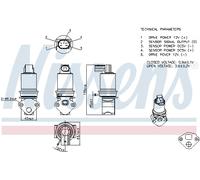 NISSENS 98371 Valvola EGR per SEAT,VW