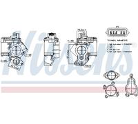 Valvola EGR NISSENS 98463