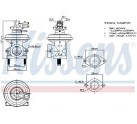 NISSENS 98474 Valvola EGR