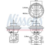 Valvola EGR NISSENS 98477