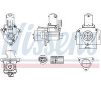 NISSENS Valvola EGR