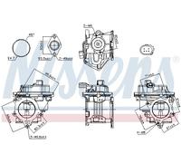 NISSENS 98521 Valvola EGR