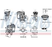 NISSENS 98554 Valvola EGR