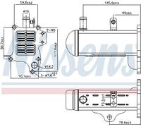 Radiatore, ricircolo gas di scarico NISSENS 989425