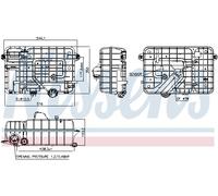 Serbatoio di espansione, liquido di raffreddamento NISSENS 996053