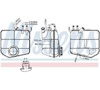 NISSENS 996143 Serbatoio compensazione, Refrigerante per FORD