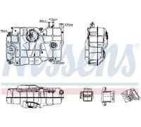 NISSENS 996162 Serbatoio compensazione, Refrigerante per SCANIA