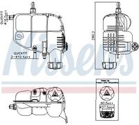 NISSENS 996185 Serbatoio compensazione, Refrigerante per BMW
