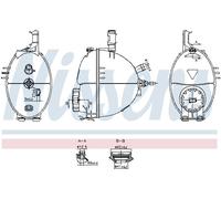 NISSENS 996279 Serbatoio compensazione, Refrigerante per MERCEDES-BENZ