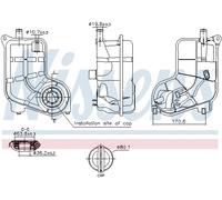 NISSENS 996287 Serbatoio compensazione refrigerante