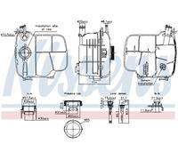 NISSENS 996305 Serbatoio compensazione refrigerante