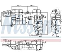 NISSENS 996310 Serbatoio compensazione, Refrigerante per DAF