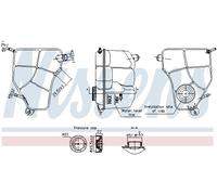 NISSENS 996360 Serbatoio compensazione, Refrigerante per FORD