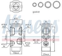 NISSENS 999228 Valvola ad espansione, Climatizzatore per ALPINA,BMW,ROLLS-ROYCE