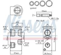 NISSENS 999241 Valvola ad espansione, Climatizzatore per MERCEDES-BENZ