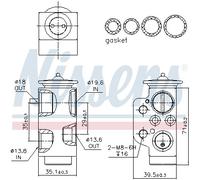 NISSENS 999319 Valvola espansione climatizzatore