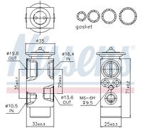 NISSENS 999325 Valvola ad espansione, Climatizzatore per MAN,VOLVO