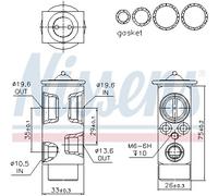 NISSENS 999328 Valvola ad espansione, Climatizzatore per DAF,RENAULT TRUCKS,VOLV