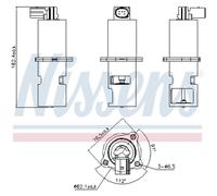 NISSENS AGR-Valvola Con Guarnizioni Per Nissan Interstar Bus Primastar 98154