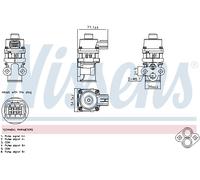 NISSENS Valvola EGR