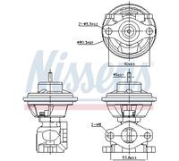 NISSENS 98479 Valvola EGR