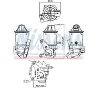 NISSENS AGR-Ventil Con Guarnizioni Adatto Per VW Polo Lupo 98152