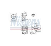 NISSENS Boîtier Papillon VW Caddy III IV CC EOS Golf Plus VI Beetle Audi A1