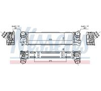 NISSENS Intercooler Llk Radiatore per BMW 3er 320i 320d 318d
