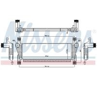 NISSENS Intercooler Llk Radiatore per Ford Ranger 3.2 TDCI 4x4