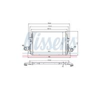 NISSENS Intercooler Scambiatore Radiatore Per Alfa Romeo 159 Brera Spider