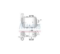 NISSENS Intercooler Scambiatore Radiatore Per Hyundai Tucson/SUV 28271-27250