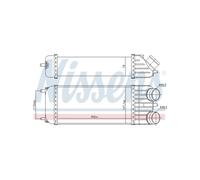 NISSENS Intercooler Scambiatore Radiatore Per Peugeot 207 1007 0384.J4 0384.N1