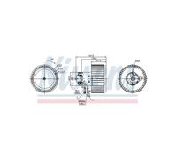 NISSENS Motore Elettrico Ventola Abitacolo Per Citroën C8 6441T4