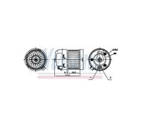 NISSENS Pulseur D’Aria Abitacolo Per Peugeot 308 RCZ Citroën C4 II DS4 6441CZ