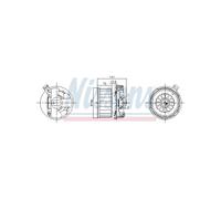 NISSENS Pulseur D'Air Abitacolo Per Renault Twingo II Wind 7701067950