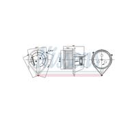 NISSENS Pulseur d'Air Habitacle Per Fiat Ducato 46722759 46722992