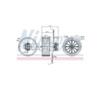 NISSENS Pulseur D'Aria Abitacolo Per Fiat Ducato 1307829080 1318888080