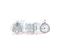 NISSENS Pulseur D'Aria Per Abitacolo Honda Civic VIII 79310SMGG41