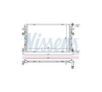 NISSENS Radiatore Bassa Temperatura Intercooler Per VW Audi 5Q0121251ED