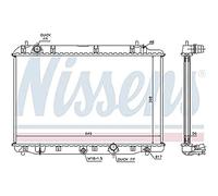 Radiatore, raffreddamento motore NISSENS 68602A