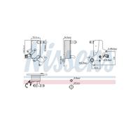 NISSENS Radiatore Olio Cambio Automatico Per VW Seat Arona Skoda 09G409061F