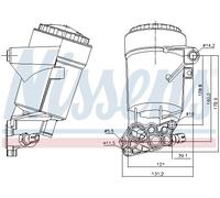 Nissens Radiatore Olio motore per Renault Master II Box 2.5 DCI 120 Trafic Opel