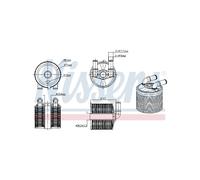 NISSENS Radiatore Olio Trasmissione Automatica Per DS DS4/DS4 Crossback 227557