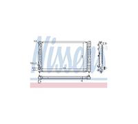 NISSENS Radiatore, Raffreddamento motore 60491 Compatibile con: AUDI A4 B5, A4 B5 Avant, A6 C5, A6 C5 Avant, SKODA SUPERB I, VW PASSAT B5, PASSAT B5 Variant, PASSAT B5.5, PASSAT B5.5 Variant