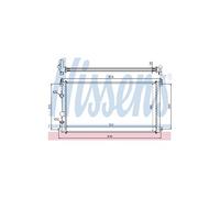 NISSENS Radiatore, Raffreddamento motore 63824A Compatibile con: NISSAN INTERSTAR Bus, INTERSTAR Kasten, INTERSTAR Pritsche/Fahrgestell, OPEL MOVANO A Bus, MOVANO A Kasten
