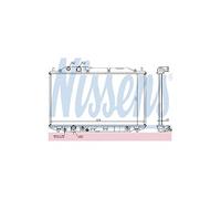 Radiatore, raffreddamento motore NISSENS 68141