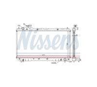 NISSENS Radiatore Raffreddamento Motore Toyota RAV 4 I Cabrio 2.0 4WD